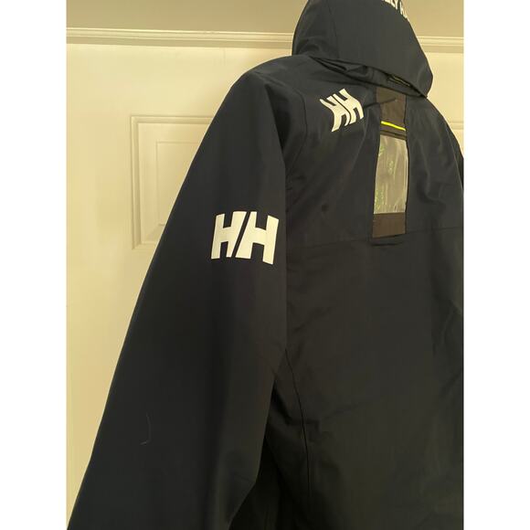 NWT Helly Hansen Women’s Crew Hooded Midlayer Jacket 2.0, Small, Navy, 190$ - Picture 6 of 8